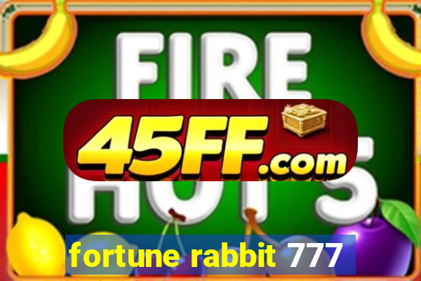 fortune rabbit 777